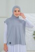 Alivia Hijab 02 - Silver (ALL SIZE)