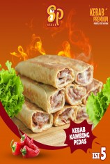 Kebab SP Frozen -  Kambing PEDAS