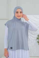 Alivia Hijab 02 - Silver (BIG SIZE)